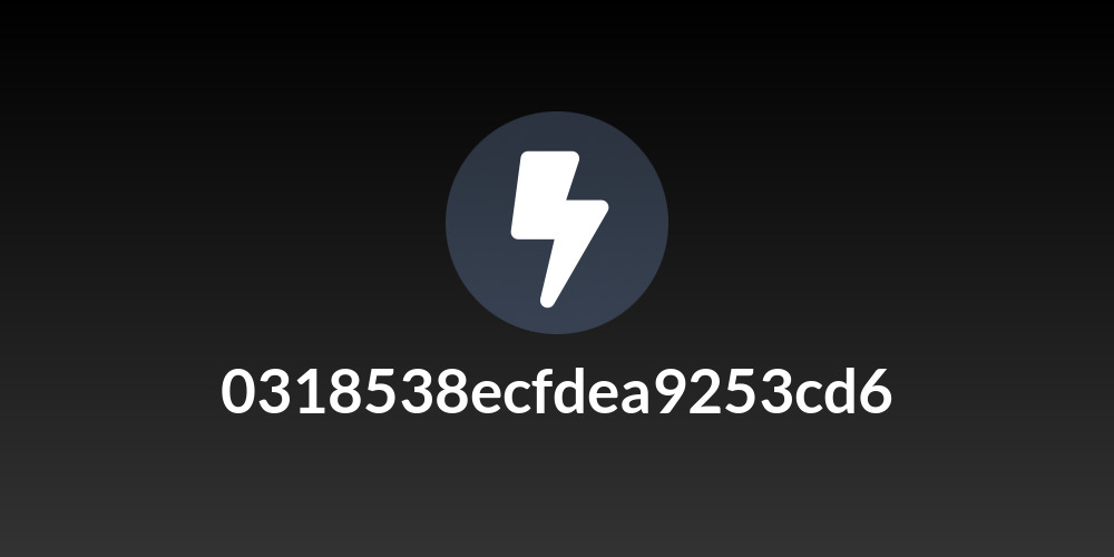 0318538ecfdea9253cd6