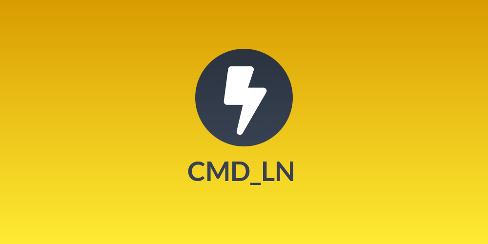 CMD_LN 🩺⚡️