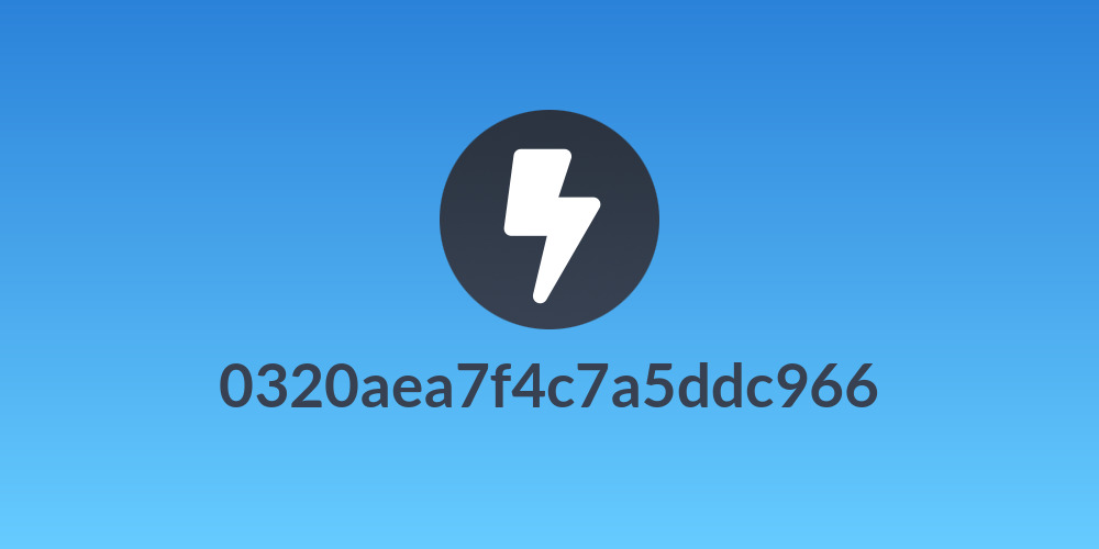 0320aea7f4c7a5ddc966