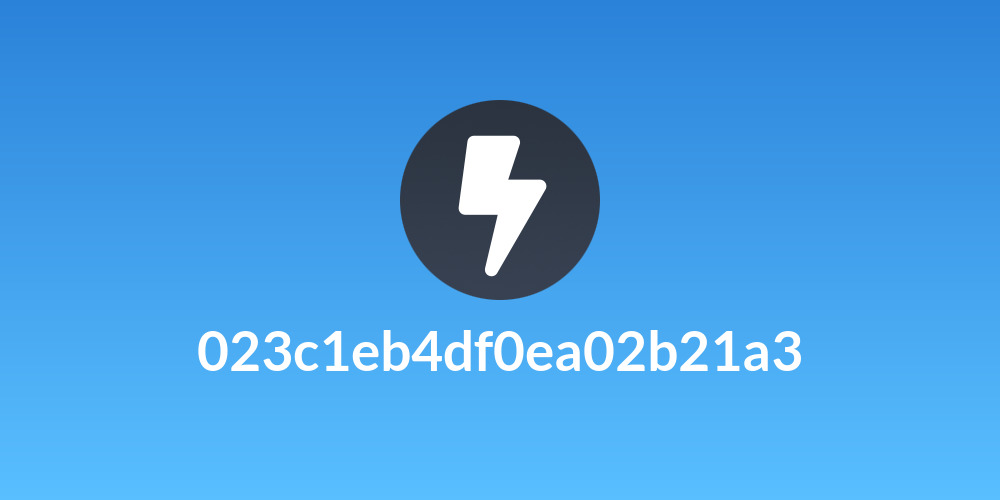 023c1eb4df0ea02b21a3