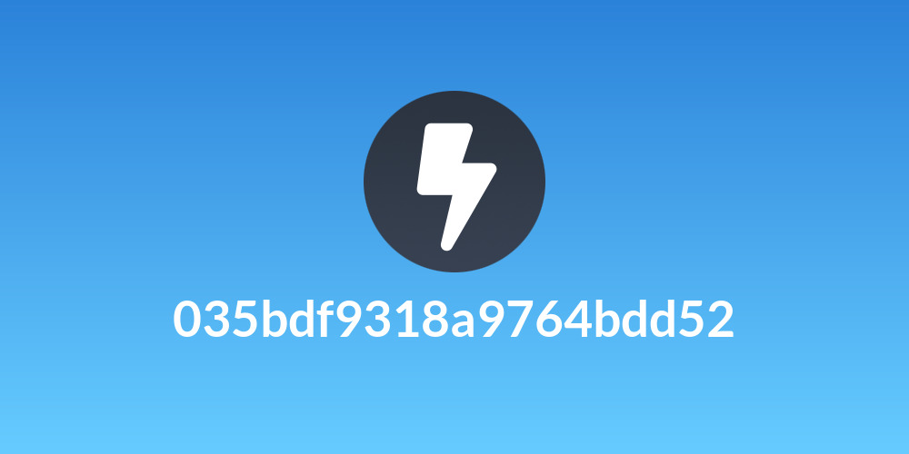 035bdf9318a9764bdd52