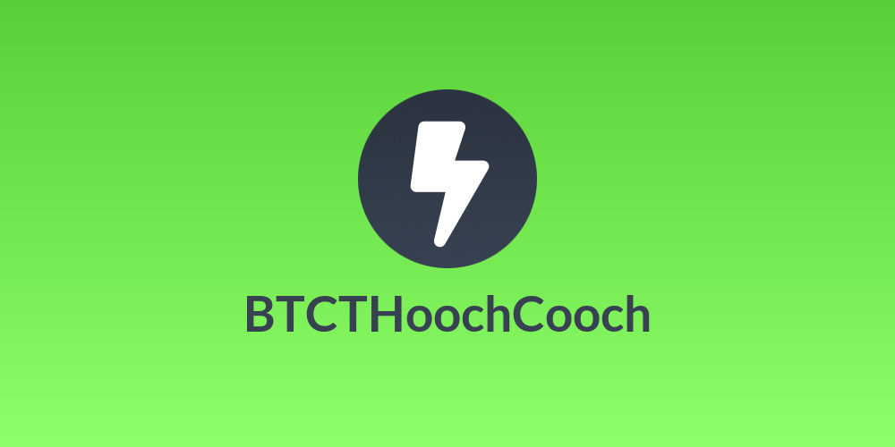 BTCTHoochCooch