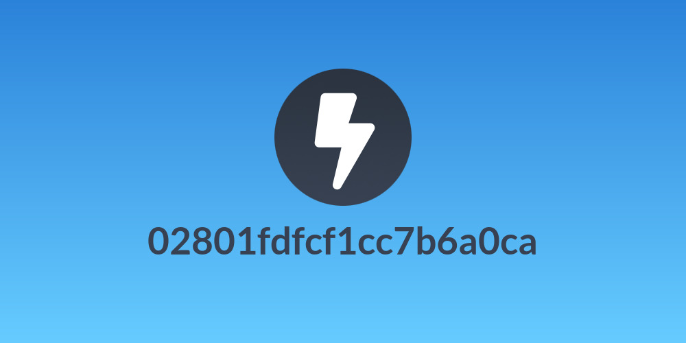 02801fdfcf1cc7b6a0ca