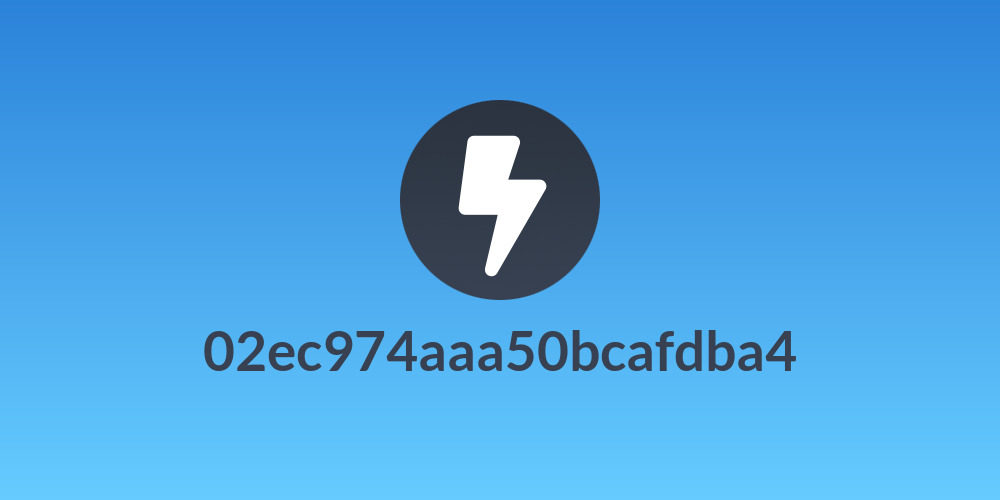 02ec974aaa50bcafdba4