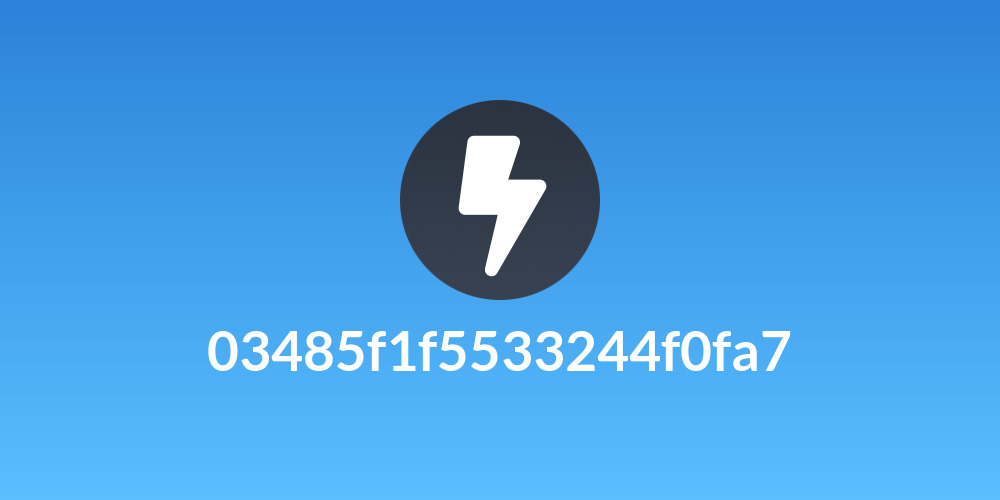 03485f1f5533244f0fa7