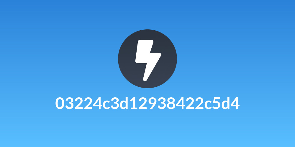 03224c3d12938422c5d4