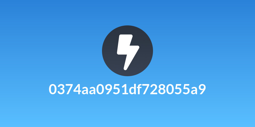 0374aa0951df728055a9