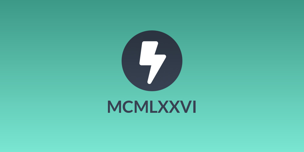 MCMLXXVI