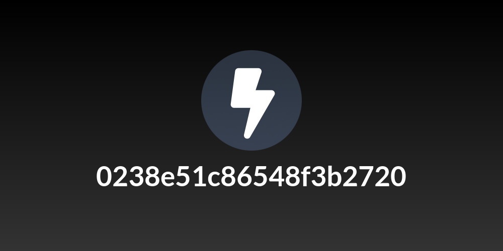 0238e51c86548f3b2720