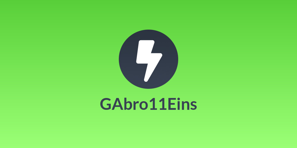 GAbro11Eins