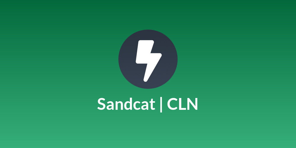 Sandcat🐈 | CLN