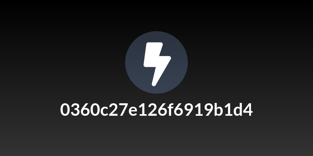 0360c27e126f6919b1d4