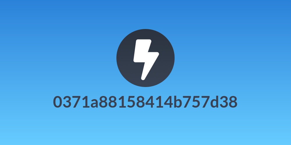 0371a88158414b757d38