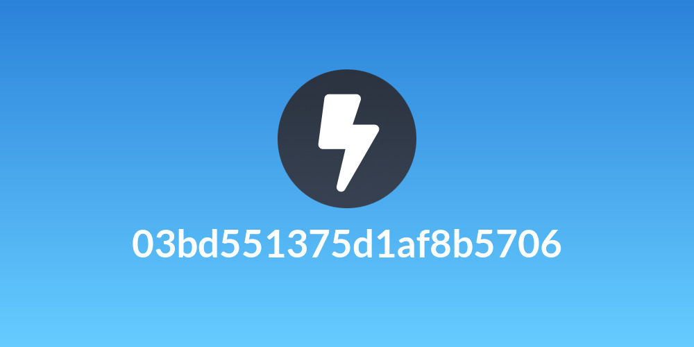 03bd551375d1af8b5706