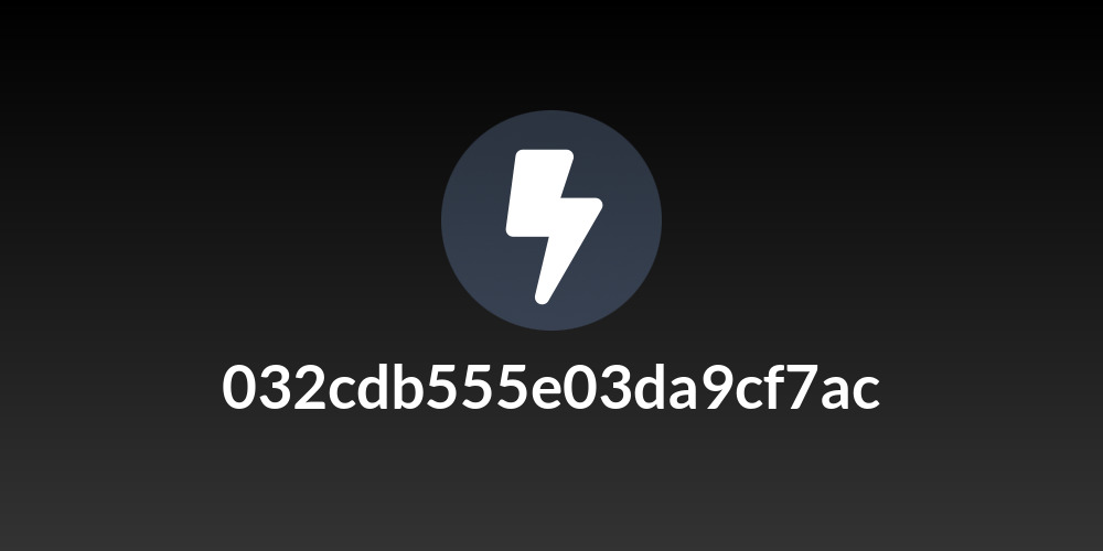 032cdb555e03da9cf7ac