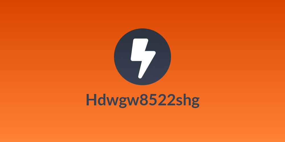 Hdwgw8522shg