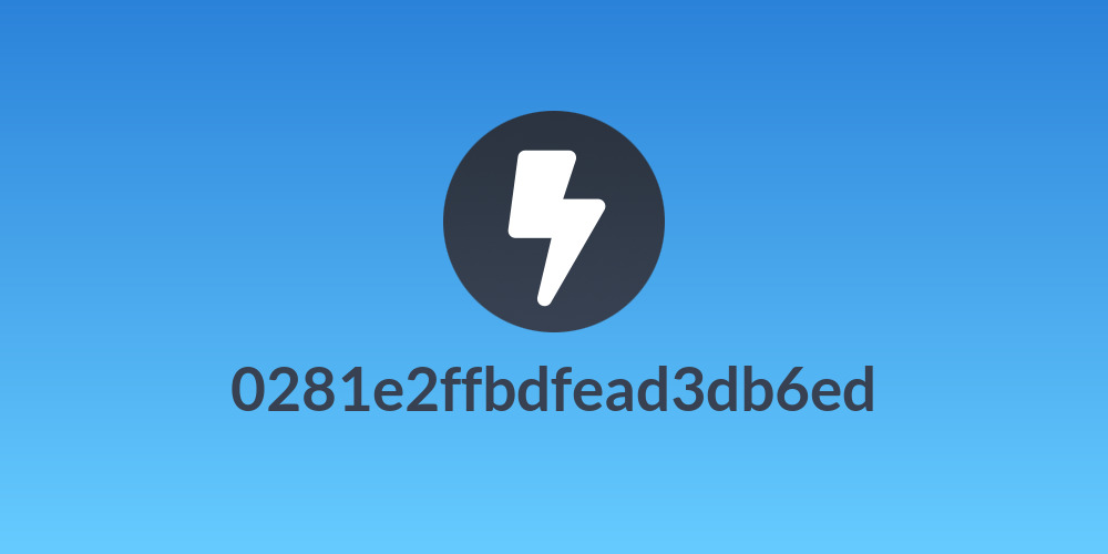 0281e2ffbdfead3db6ed
