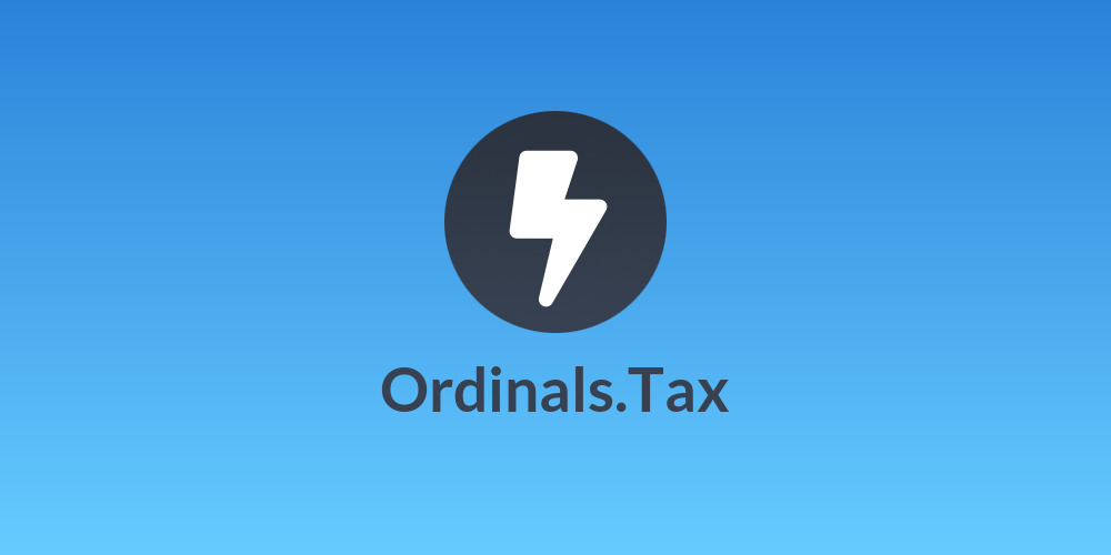 Ordinals.Tax