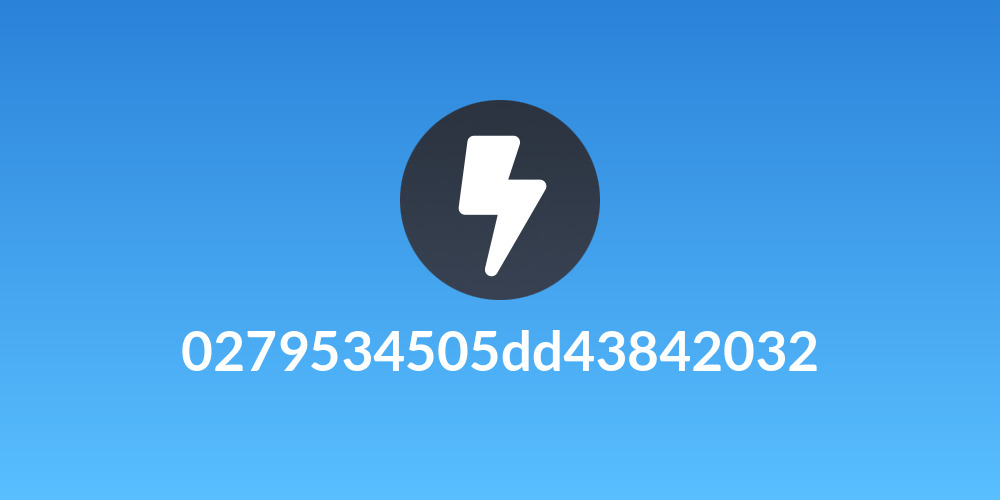 0279534505dd43842032