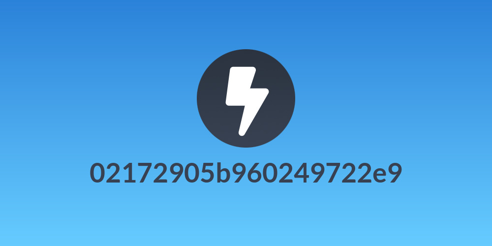 02172905b960249722e9