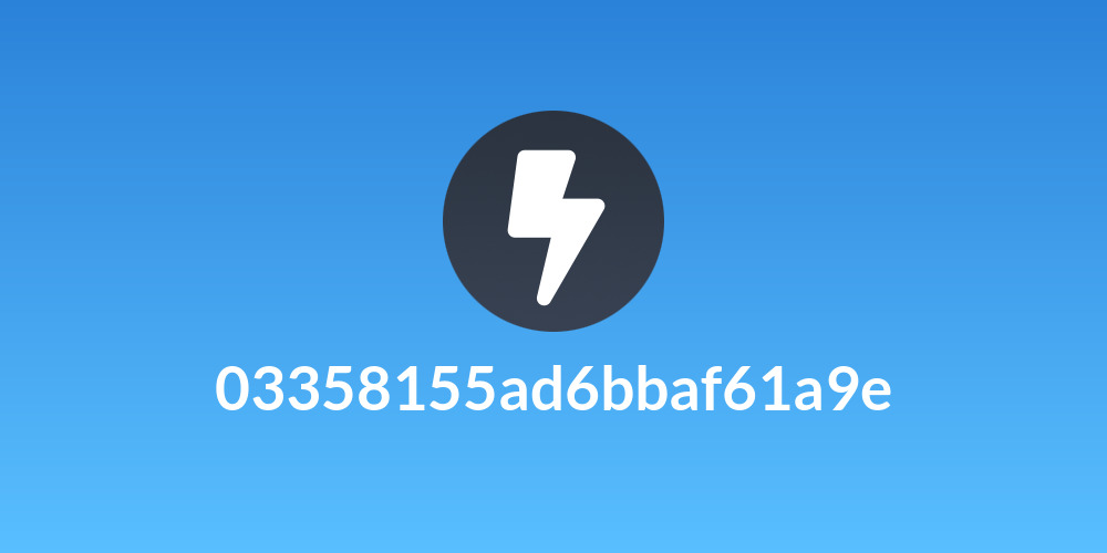 03358155ad6bbaf61a9e
