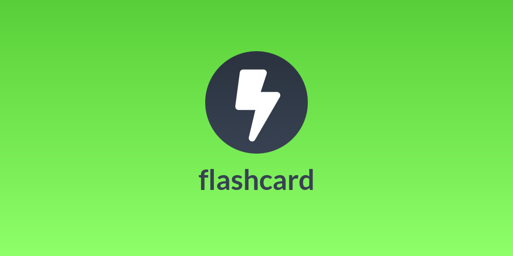 flashcard