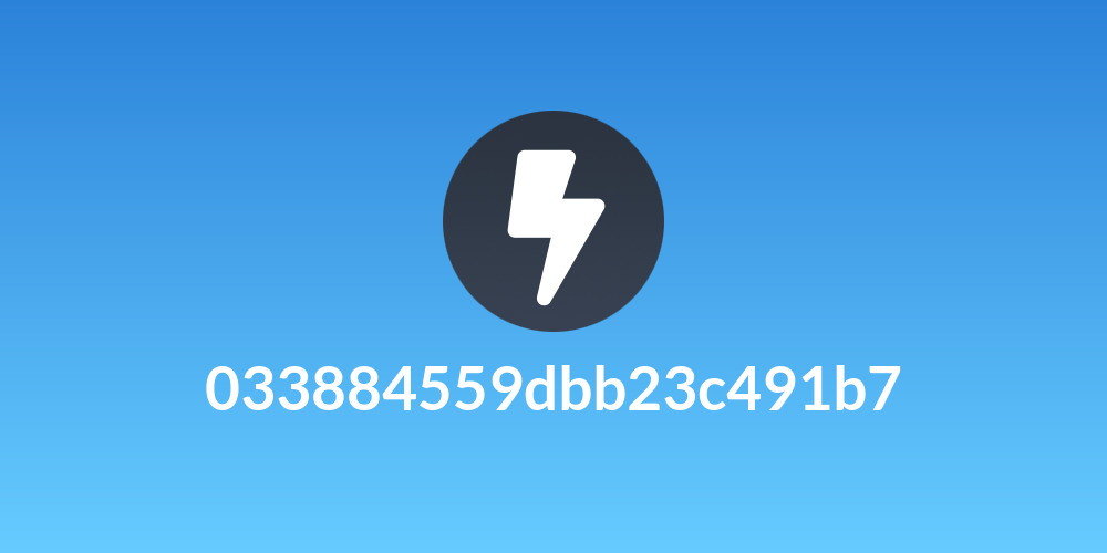 033884559dbb23c491b7