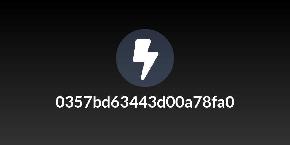 0357bd63443d00a78fa0