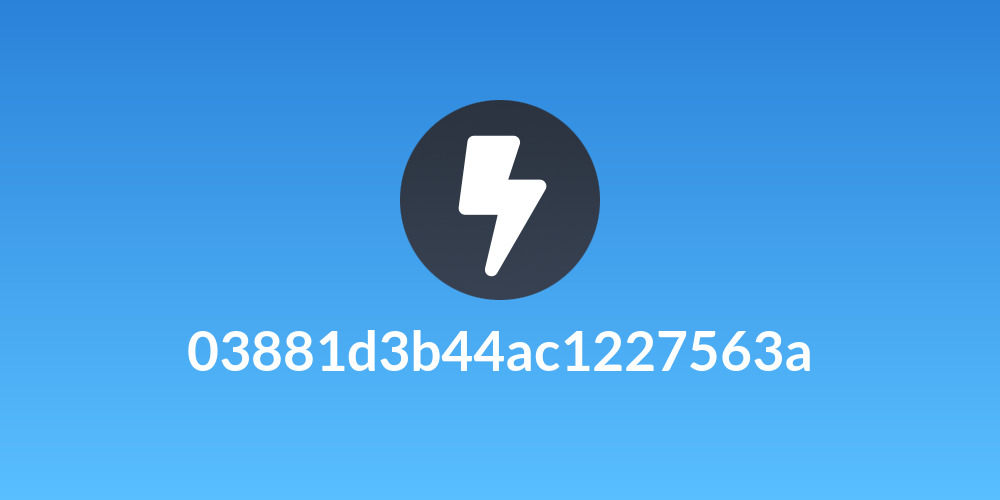 03881d3b44ac1227563a