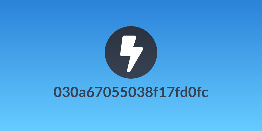 030a67055038f17fd0fc