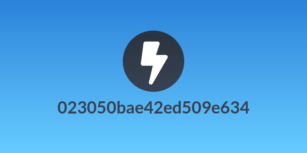 023050bae42ed509e634