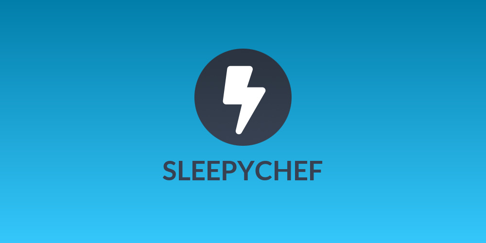 SLEEPYCHEF