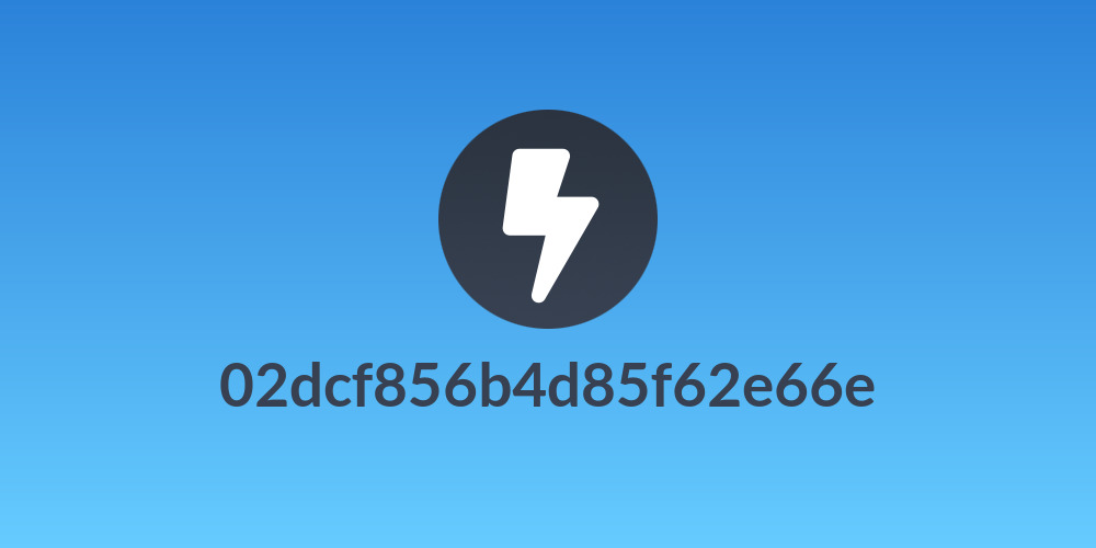 02dcf856b4d85f62e66e