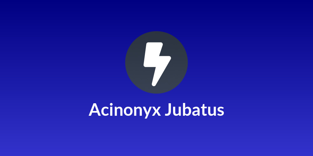 Acinonyx Jubatus