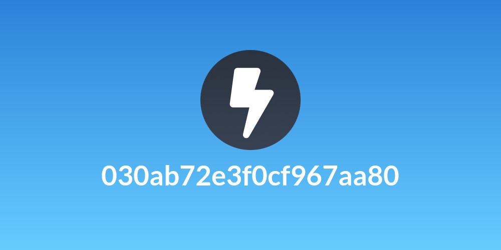 030ab72e3f0cf967aa80