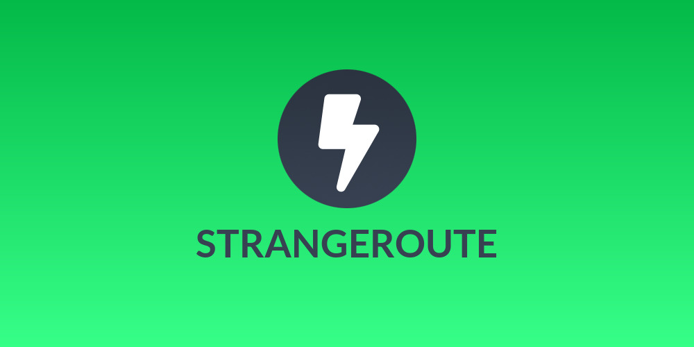 STRANGEROUTE