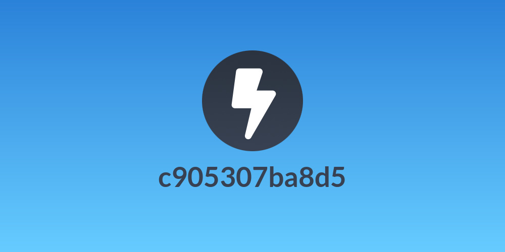 c905307ba8d5