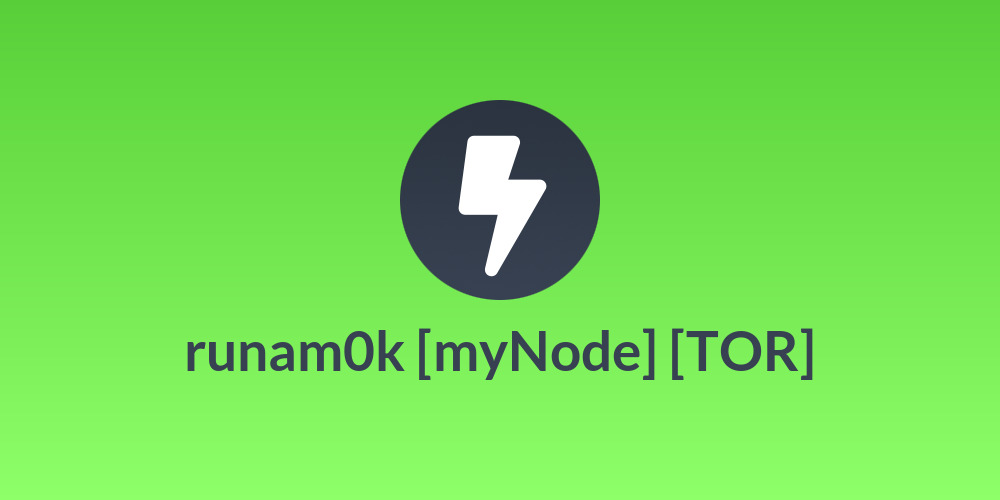 runam0k [myNode] [TOR]