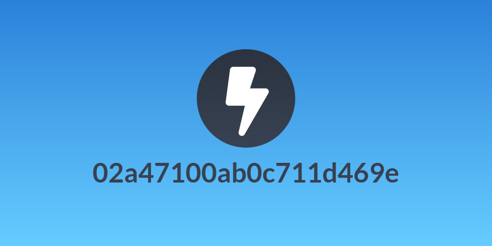 02a47100ab0c711d469e