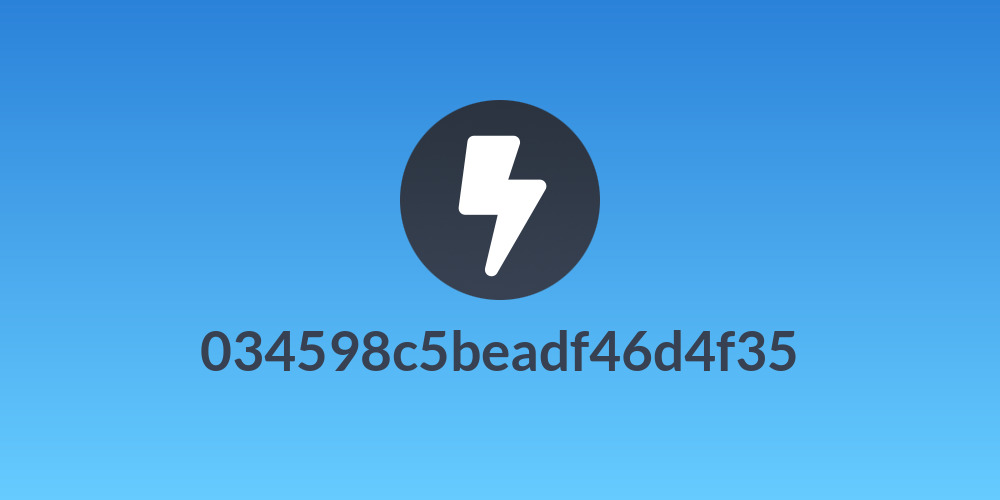 034598c5beadf46d4f35
