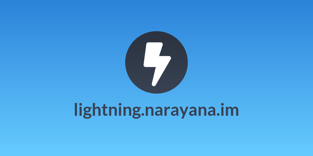 lightning.narayana.im