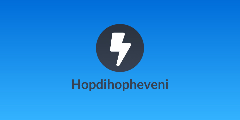 Hopdihopheveni