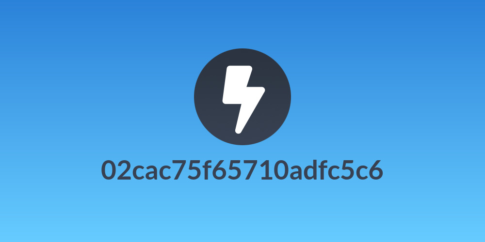 02cac75f65710adfc5c6