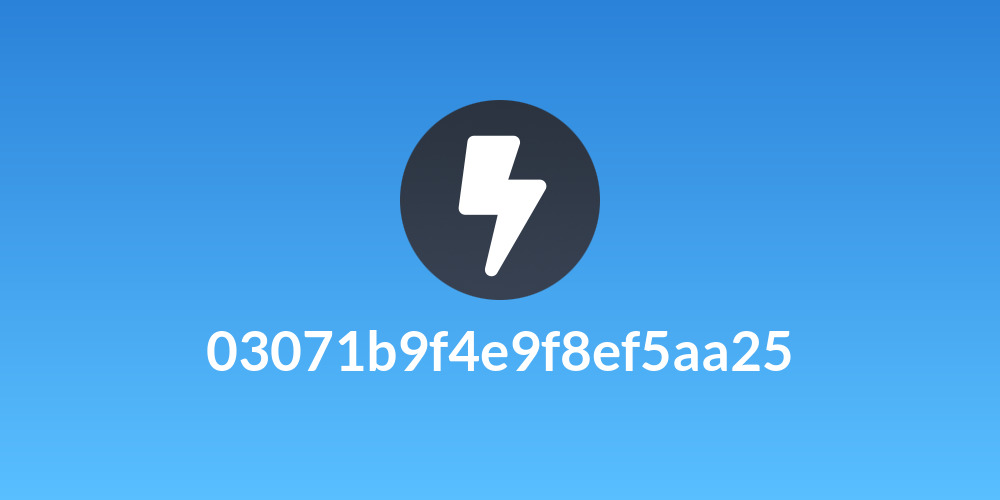 03071b9f4e9f8ef5aa25