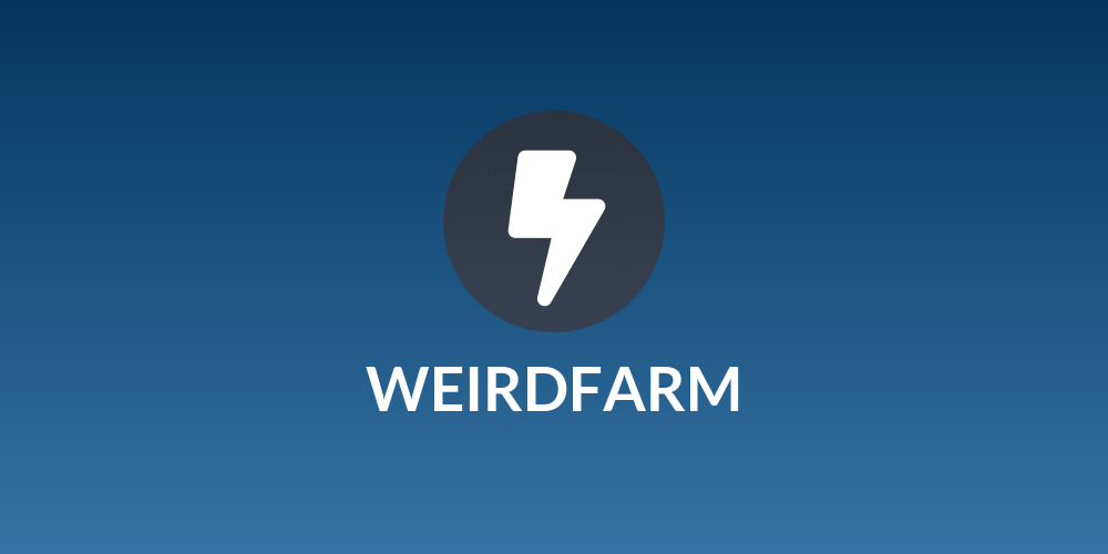 WEIRDFARM