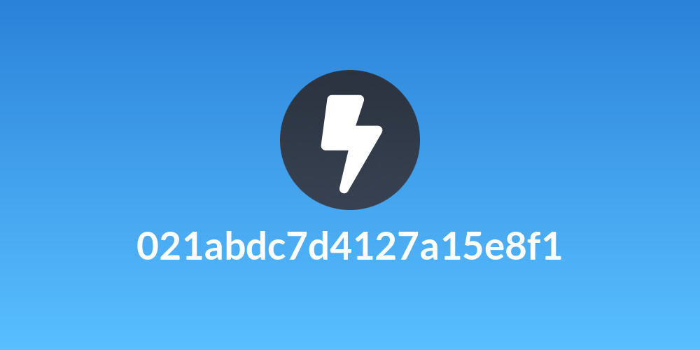 021abdc7d4127a15e8f1