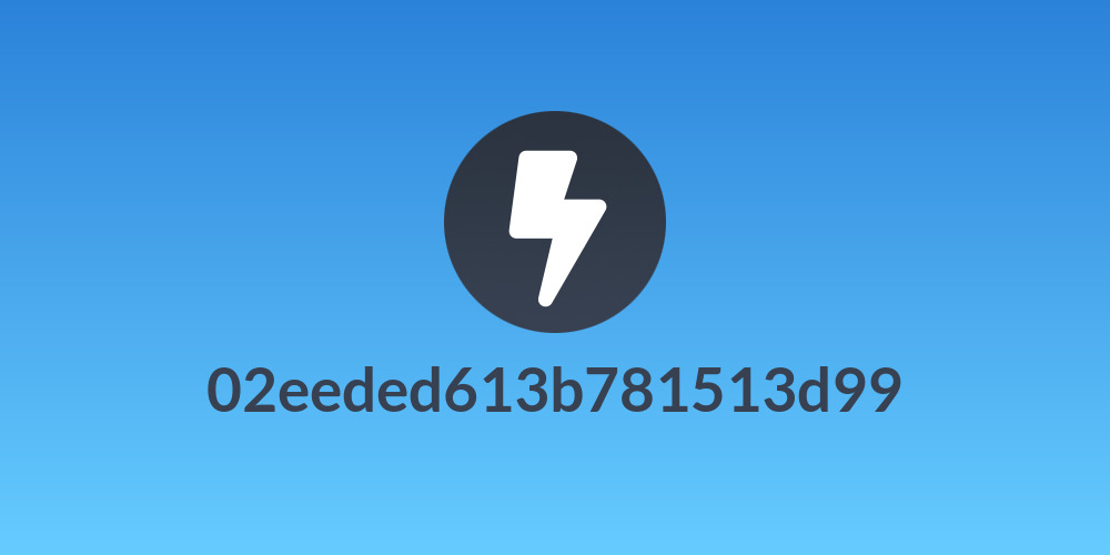 02eeded613b781513d99