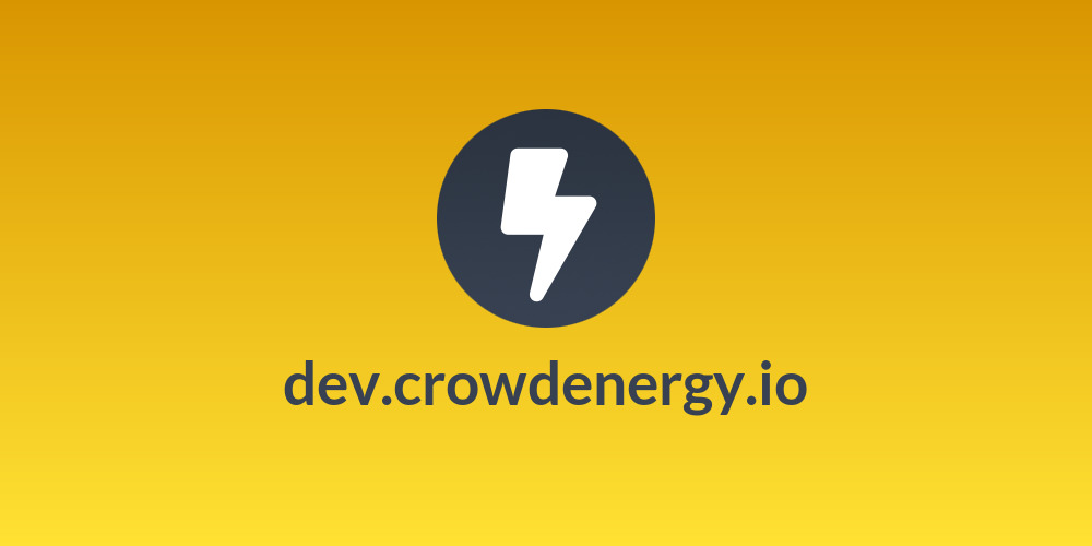 dev.crowdenergy.io