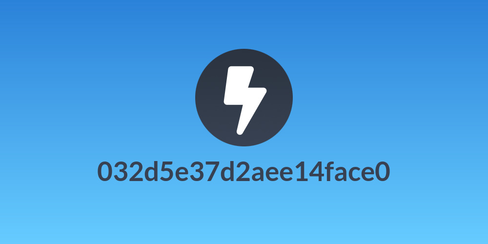 032d5e37d2aee14face0