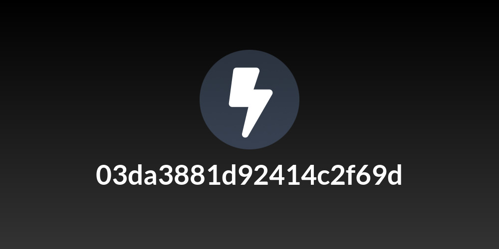 03da3881d92414c2f69d